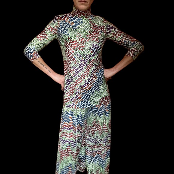 Vintage Vanity Fair Loungy Hostess Jumpsuit - Picture 2 of 8